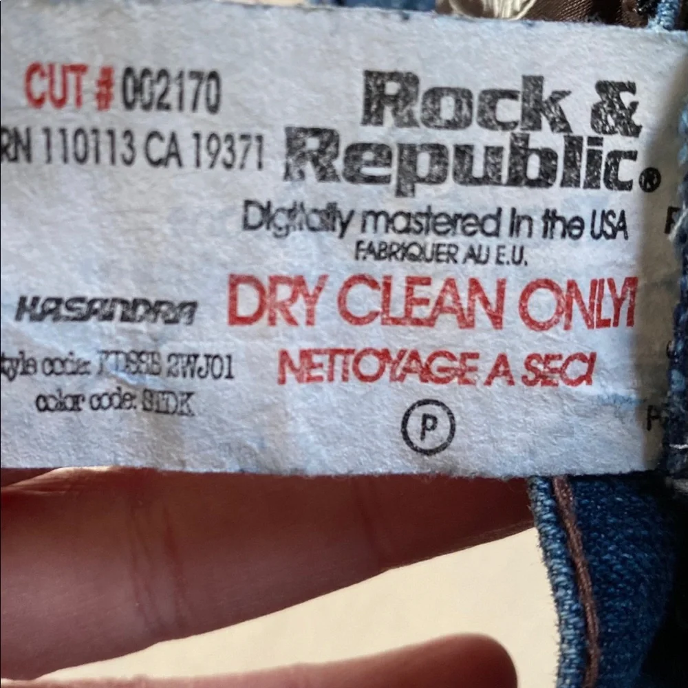 Women's Rock & Republic Denim Boot Cut Jeans - Picture 5 of 7